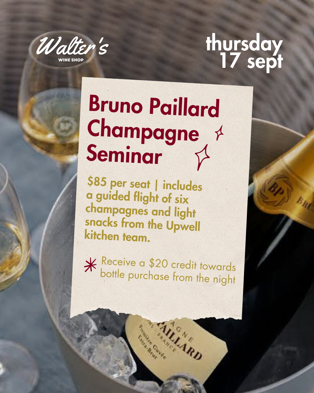 The Pursuit of Transparency: An Evening with Bruno Paillard