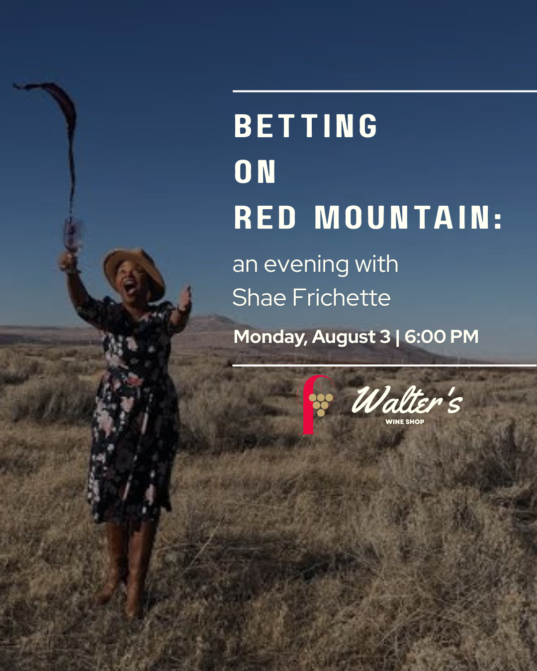 Betting on Red Mountain: An Evening with Shae Frichette